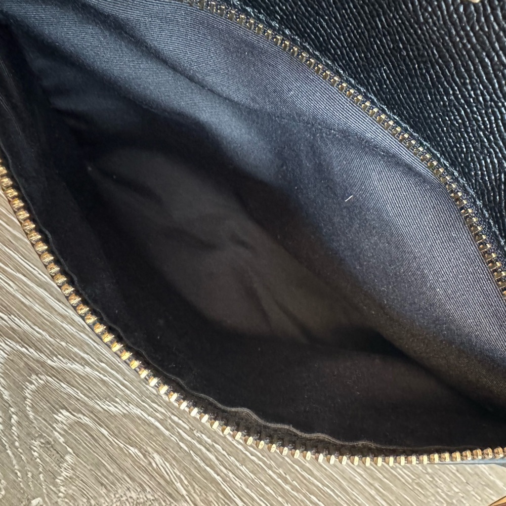Coach Black Tote with Gold Accents - Picture 5 of 15